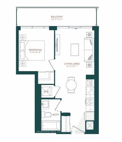 1 bed, 1 bath, 0-499 sqft