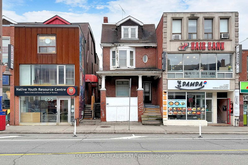home for sale on 657 Bloor Street W