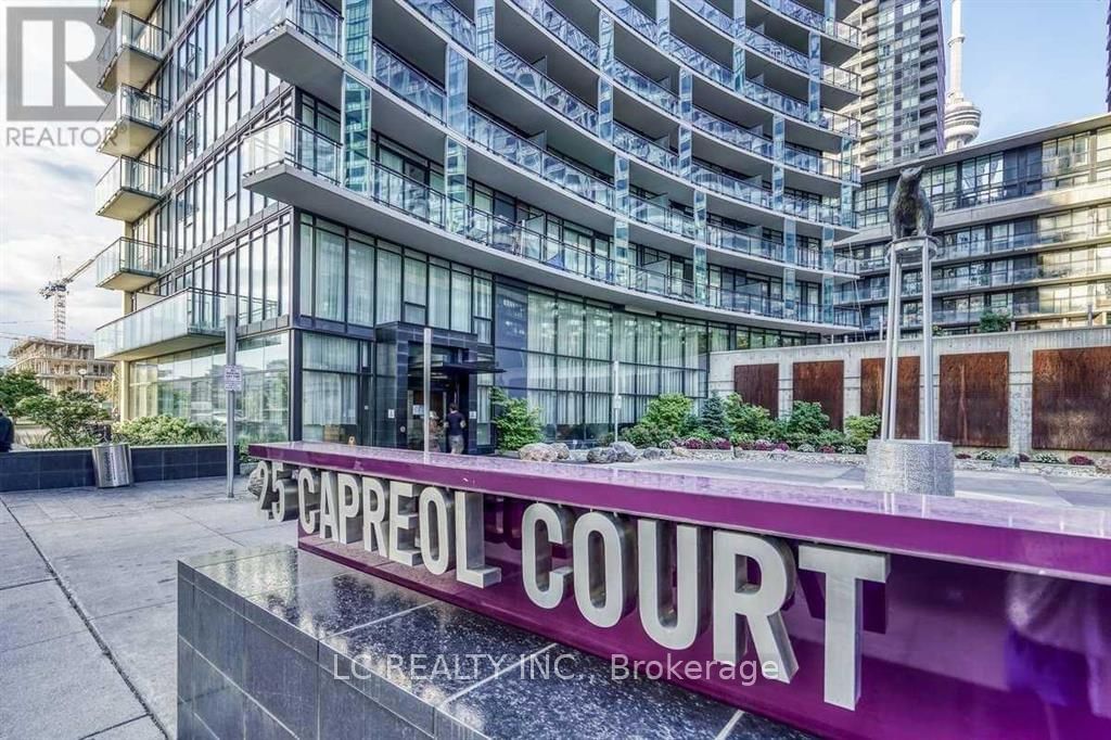 Condo leased at 602-25 Capreol Court, Toronto, Waterfront Communities C1, M5V 3Z7 - MLS: C11896826