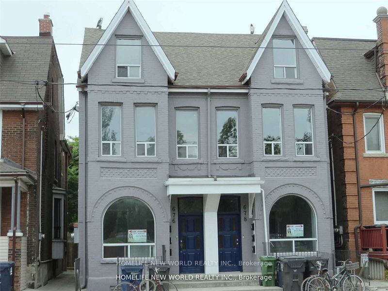 home for lease on #3-676 Bathurst Street