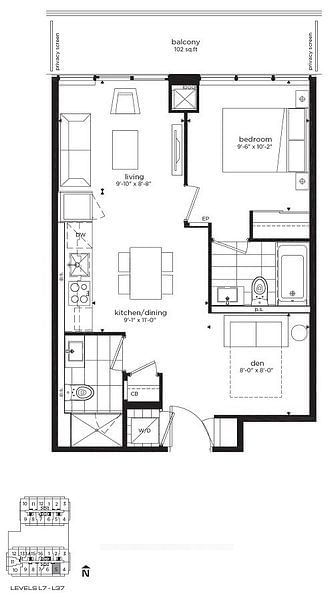 Condo for lease at 2505-195 Redpath Ave Avenue, Toronto, Mount Pleasant West, M4P 0E4 - MLS: C11906757