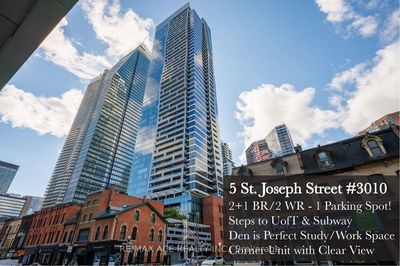 Condo leased at 3010-5 St Joseph Street, Toronto, Bay Street Corridor, M4Y 1Z3 - MLS: C11912249