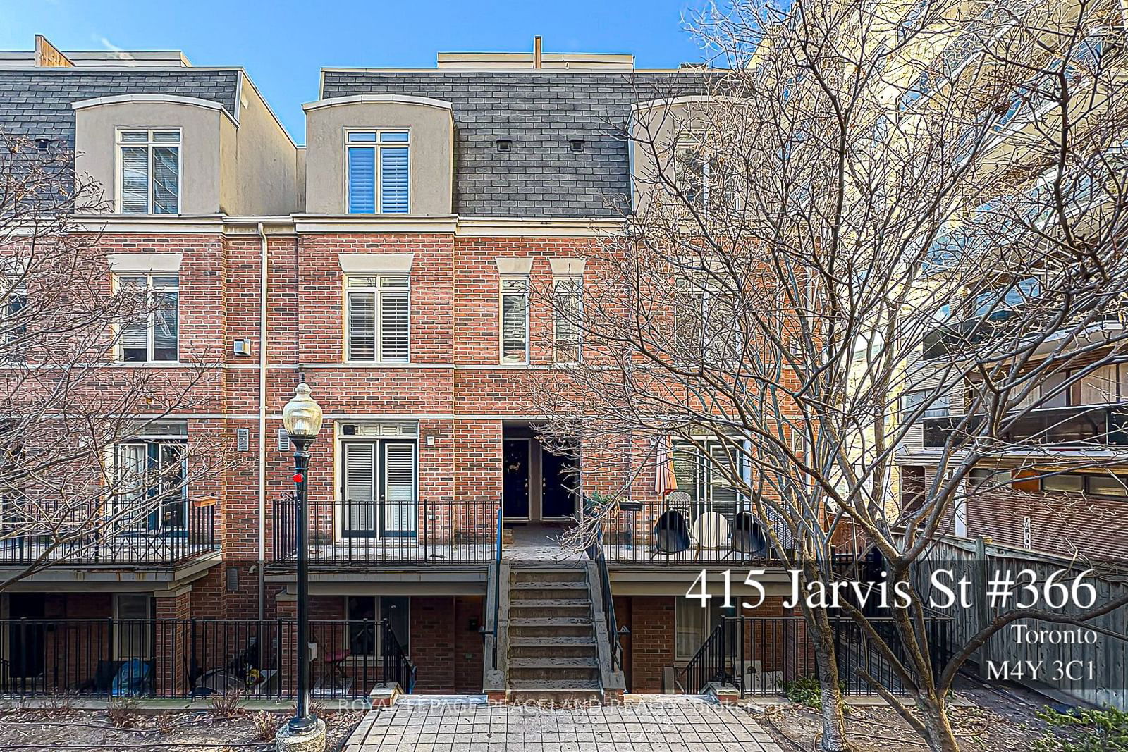 Townhouse for sale at 366-415 Jarvis Street, Toronto, Cabbagetown-South St. James Town, M4Y 3C1 - MLS: C11923613