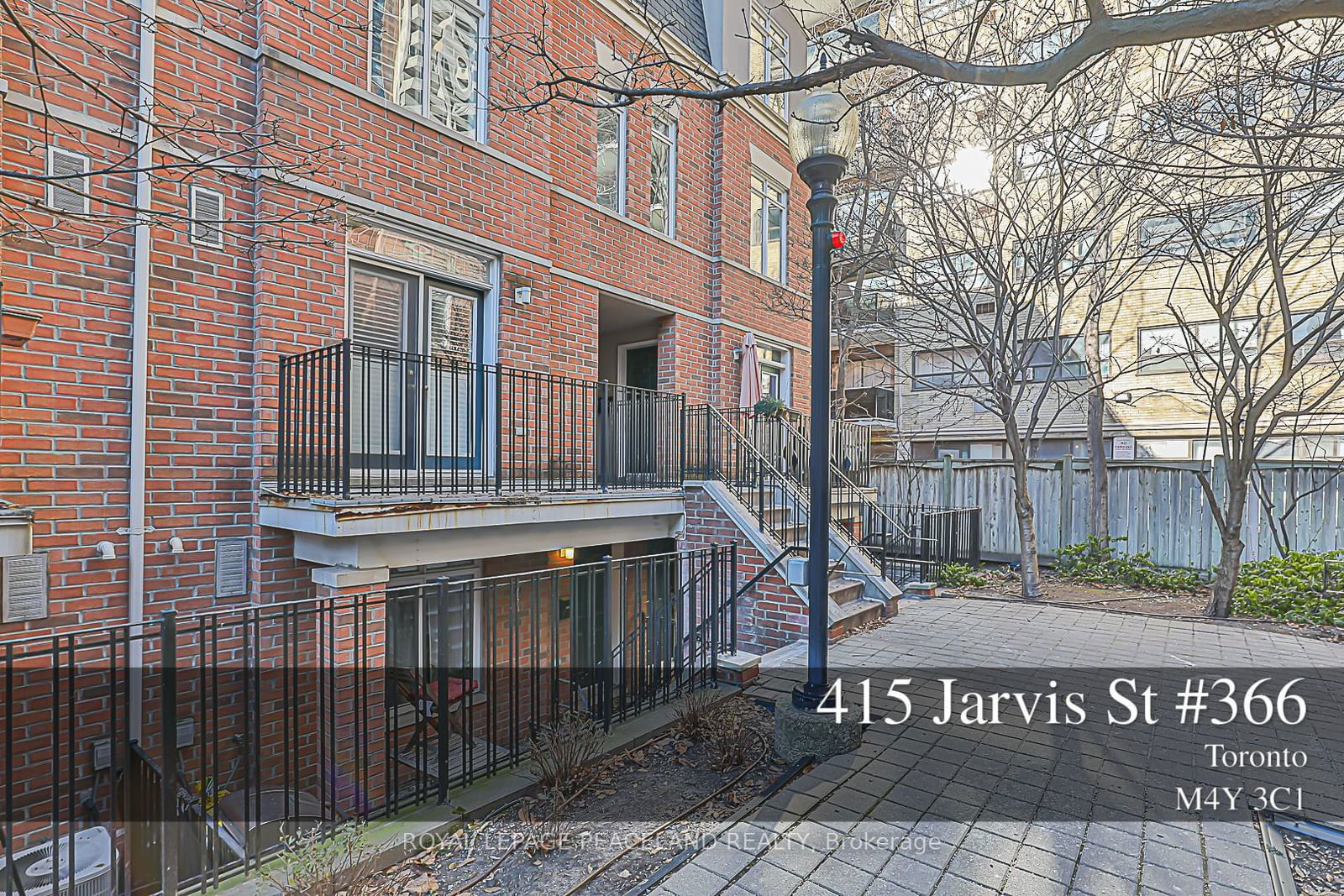 Townhouse for sale at 366-415 Jarvis Street, Toronto, Cabbagetown-South St. James Town, M4Y 3C1 - MLS: C11923613