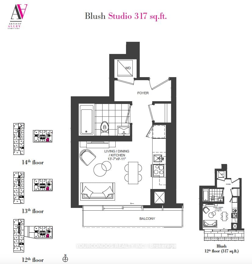 Condo for lease at 1205-238 SIMCOE Street, Toronto, Kensington-Chinatown, M5T 0E2 - MLS: C11932706