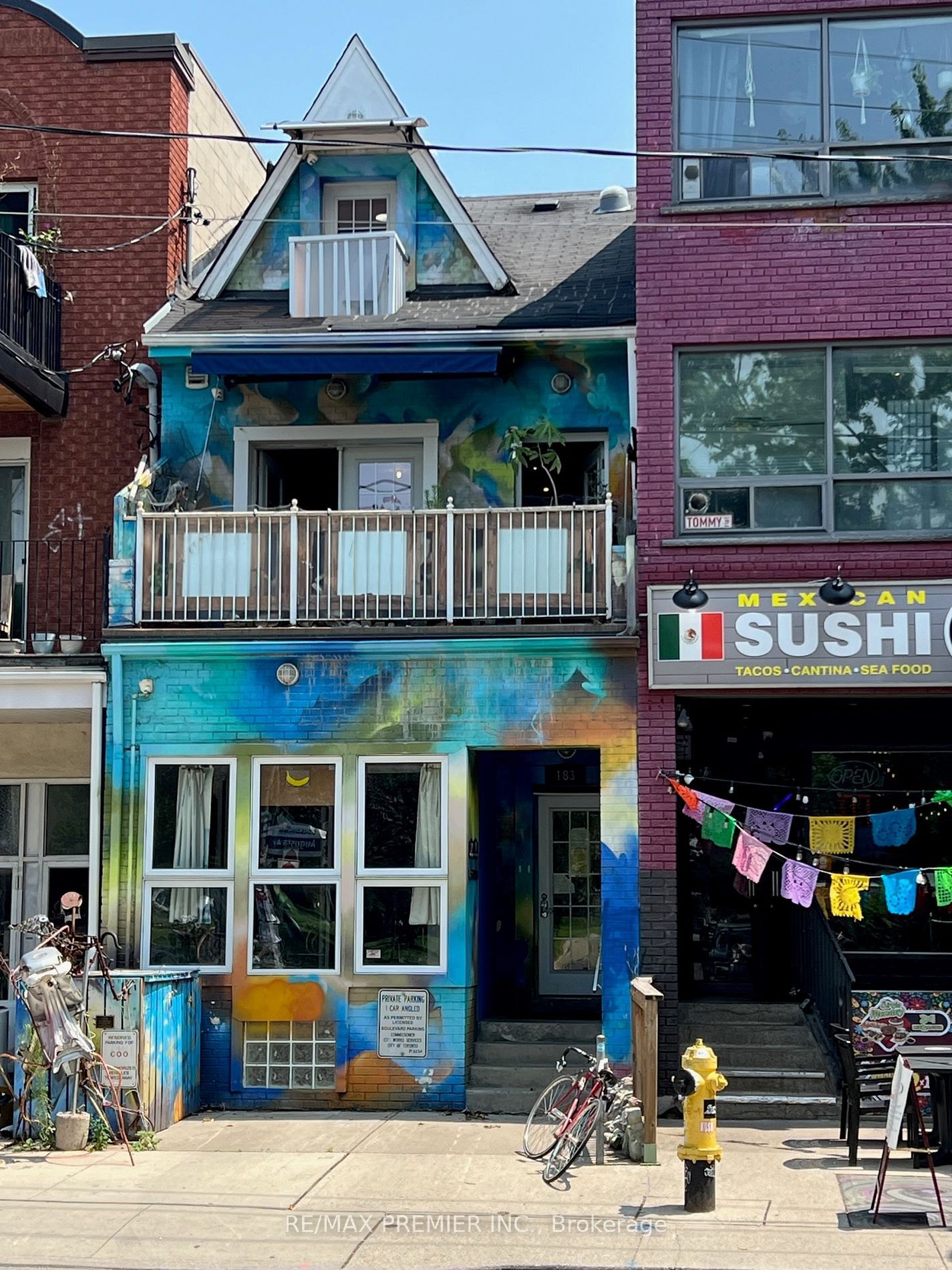 Store W/Apt/Office for sale at 183 Augusta Avenue, Toronto, Kensington-Chinatown, M5T 2L4 - MLS: C11952357