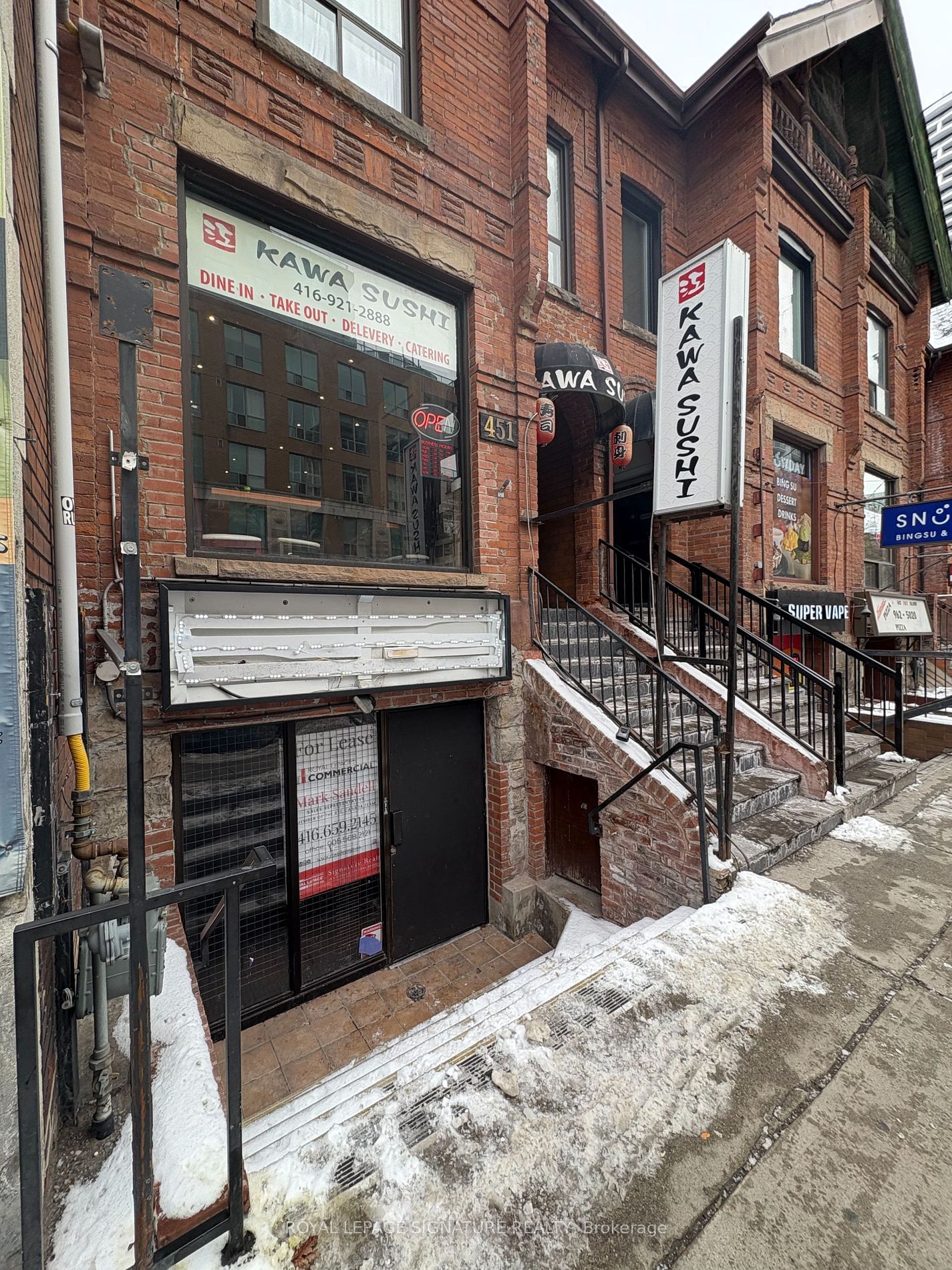 Commercial/Retail for lease at Lower-451 Church Street, Toronto, Church-Yonge Corridor, M4Y 2C5 - MLS: C11952940