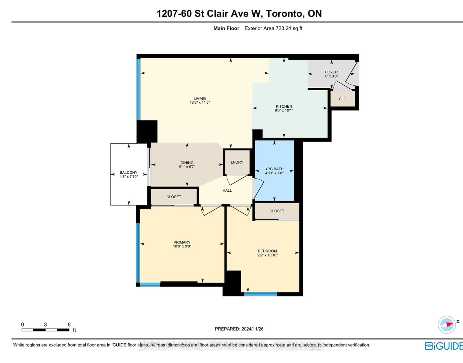 Condo for sale at 1207-60 St Clair Avenue, Toronto, Yonge-St. Clair, M4V 1M1 - MLS: C11977000