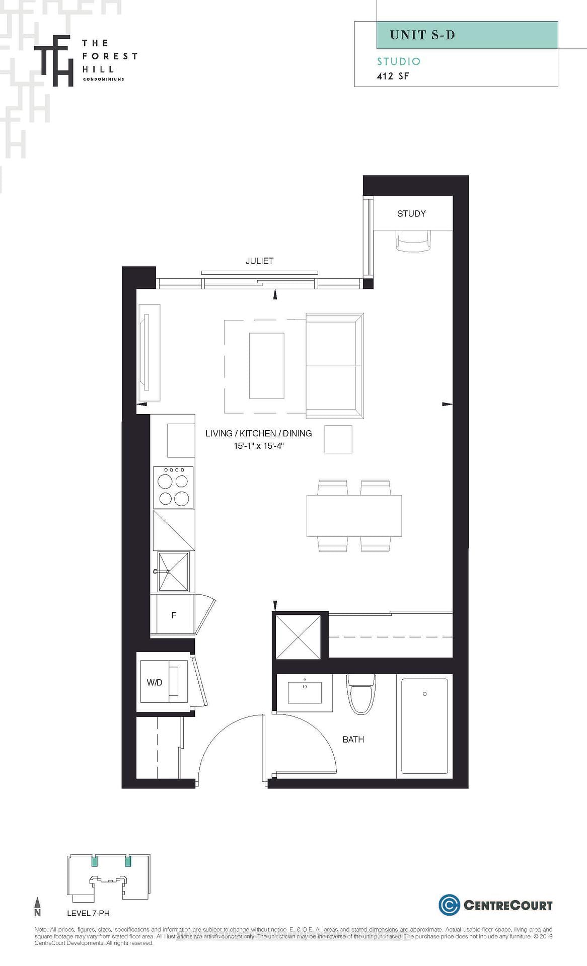 Condo for lease at 727-2020 Bathurst Street, Toronto, Humewood-Cedarvale, M5P 0A6 - MLS: C11985566