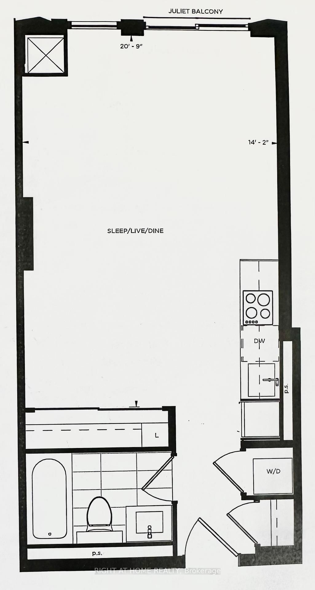 Condo for lease at 209-100 Dalhousie Street, Toronto, Church-Yonge Corridor, M5B 0C7 - MLS: C12009321