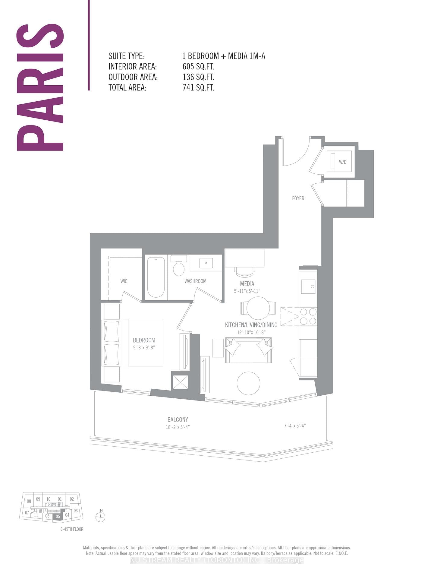 Condo for lease at 2405-2221 Yonge Street, Toronto, Mount Pleasant West, M4S 2B4 - MLS: C12021307