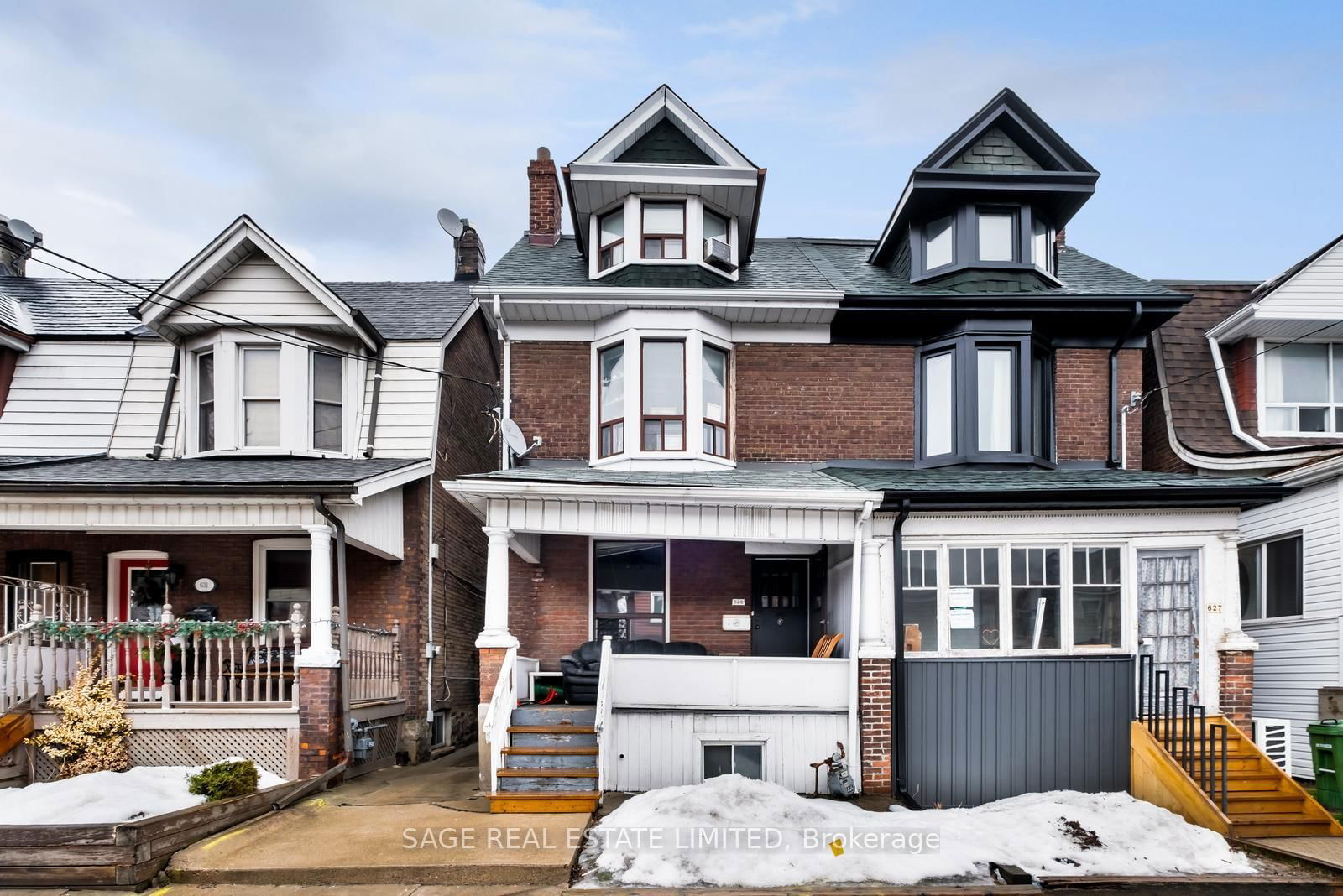 Semi-Detached House for sale at 629 Ossington Avenue, Toronto, Palmerston-Little Italy, M6G 3T6 - MLS: C12025177