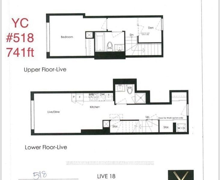 Condo for lease at 518-7 Grenville Street, Toronto, Bay Street Corridor, M4Y 1A1 - MLS: C12034789
