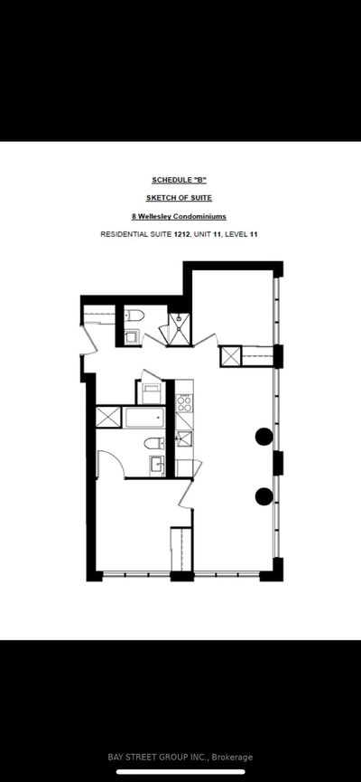 Unit 1212 — 8 Wellesley St, Toronto - Bay Street Corridor