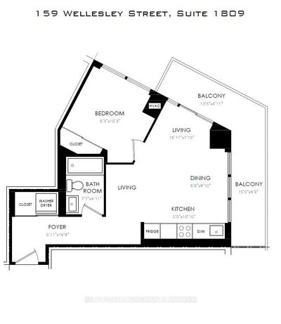 Unit 1809 — 159 Wellesley St, Toronto - Cabbagetown-South St. James Town image-0-1
