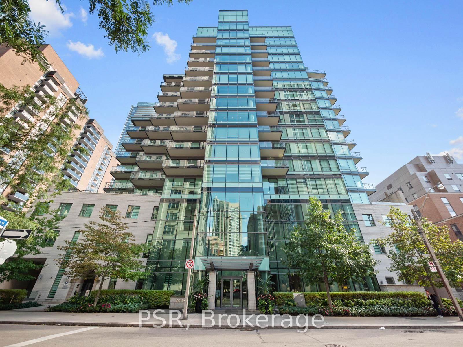 Experience Luxury Living At 77 Charles St W #906, A Stunning 2-Bedroom, 2-Bathroom Residence With Unobstructed Southwest Views And Valet Parking In A Prestigious Building With 24/7 Concierge Service. You Will Have 2 Spacious Parking Spots And 1 Large Locker. The Home Features Built-In Speakers Throughout, An Elegant Foyer, And Custom Built-In Closets. The Kitchen Is Equipped With High-End Viking And Miele Appliances, White Marble Countertops, And A Wine Fridge. The Spacious Primary Suite Boasts A Walk-In Closet With Built-Ins, A 6pc Ensuite Bathroom With Marble Finishes, And Large Windows For Abundant Natural Light. The Open Living And Dining Area Offers Breathtaking Views Through Floor-To-Ceiling Windows. Additional Features Include Motorized Blinds, A Large Balcony, And Hardwood Floors Throughout.