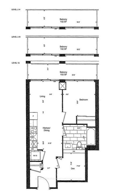 Unit 1422 — 60 Princess St, Toronto - Waterfront Communities C8 image-0-3