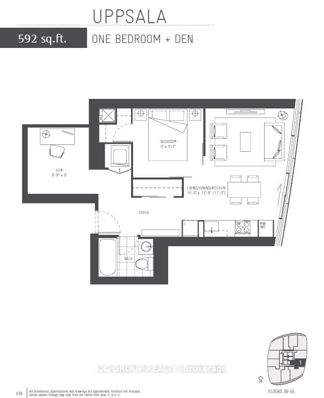 Condo for sale at 4301-12 York Street, Toronto, Waterfront Communities C1, M5J 0A9 - MLS: C12111313