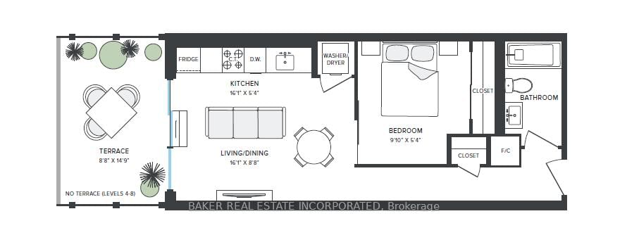 Condo for lease at 412-100 Mill Street, Toronto, Waterfront Communities C8, M5A 0Y1 - MLS: C12111626