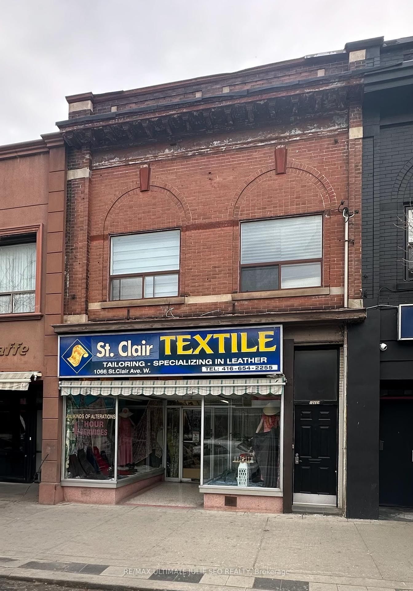 Store W/Apt/Office for sale at 1066 St Clair Avenue, Toronto, Oakwood Village, M6E 1A5 - MLS: C12116066