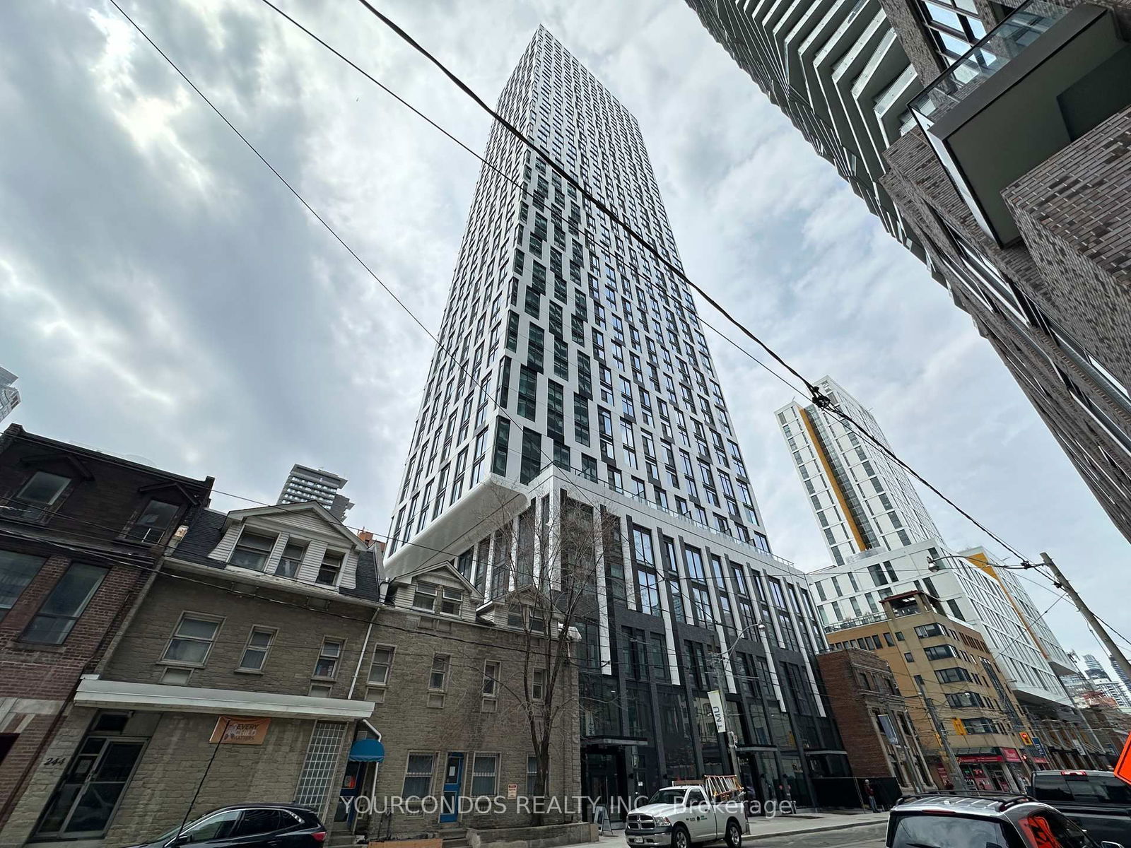 Welcome To 252 Church Condos In The Heart Of Downtown Toronto Near Church & Dundas. North/East Corner Open Concept One Bedroom + Den Unit With Efficient Layout. Laminate Flooring And Smooth Ceiling Throughout. Modern Kitchen With B/I Appliances, Backsplash And Under Cabinet Lighting. Den Is A Separate Room With Window Which Makes Working From Home An Ease. Convenient Location With Steps To Subway Station, U Of T, Toronto Metropolitan University (Ryerson). Close To Bars, Restaurants, Yorkville Shopping, Eaton Centre, Dundas Square, Financial District And All Other Daily Essentials.