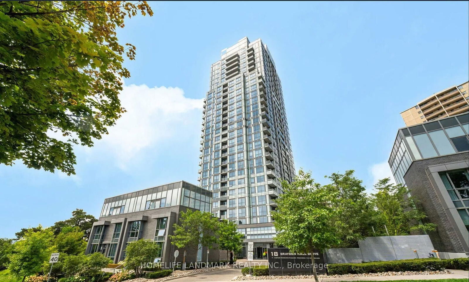 Condo for lease at 1903-18 Graydon Hall Drive, Toronto, Parkwoods-Donalda, M3A 0A4 - MLS: C12120191