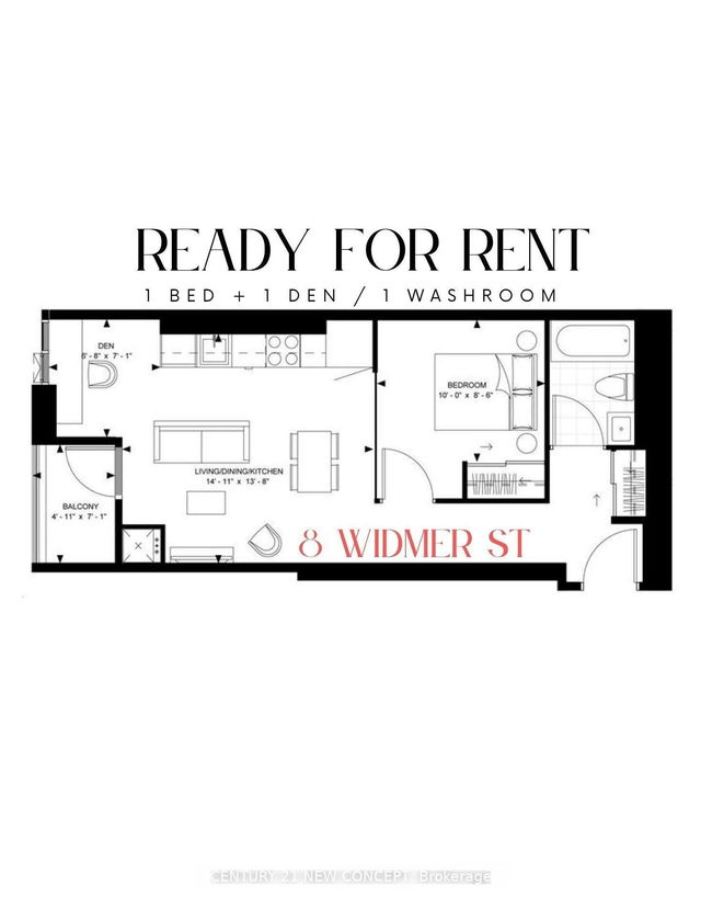 1101 - 8 Widmer Street