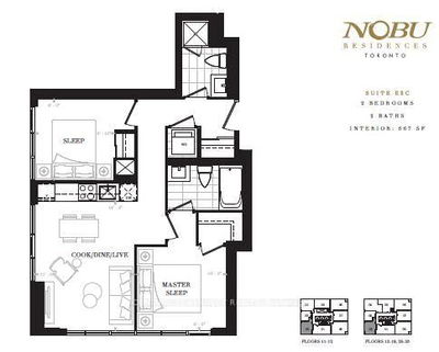 Unit 2802 — 15 Mercer St, Toronto - Waterfront Communities C1 image-0-1