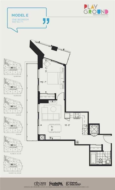 Unit 2505 — 50 Ordnance St, Toronto - Niagara image-0-1