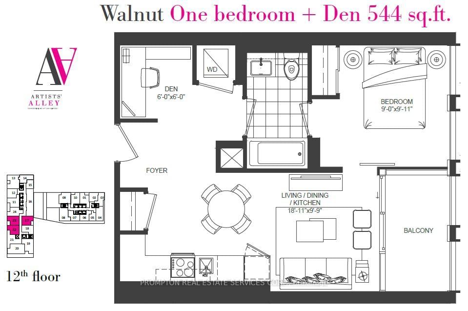 Condo for sale at 1217-121 St Patrick Street, Toronto, Kensington-Chinatown, M5T 0E2 - MLS: C12222642