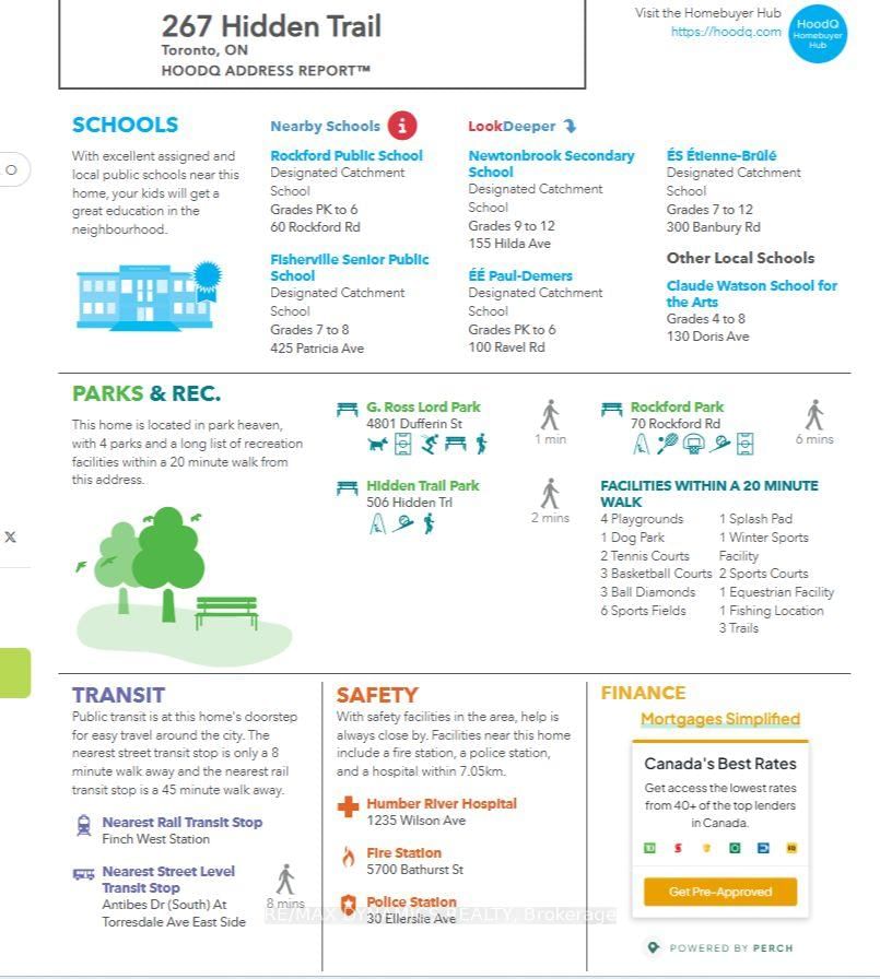Detached House for lease at 267 Hidden Trail, Toronto, Ontario, M2R 3S7 - Westminster-Branson - MLS: C12694082