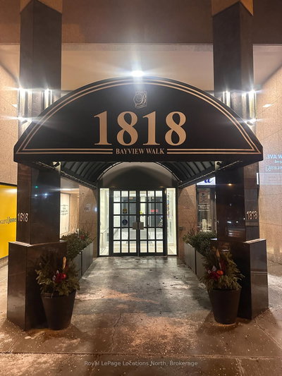 Condo leased at 702-1818 Bayview Avenue, Toronto, Ontario, M4G 4G6 - Mount Pleasant East - MLS: C12855986