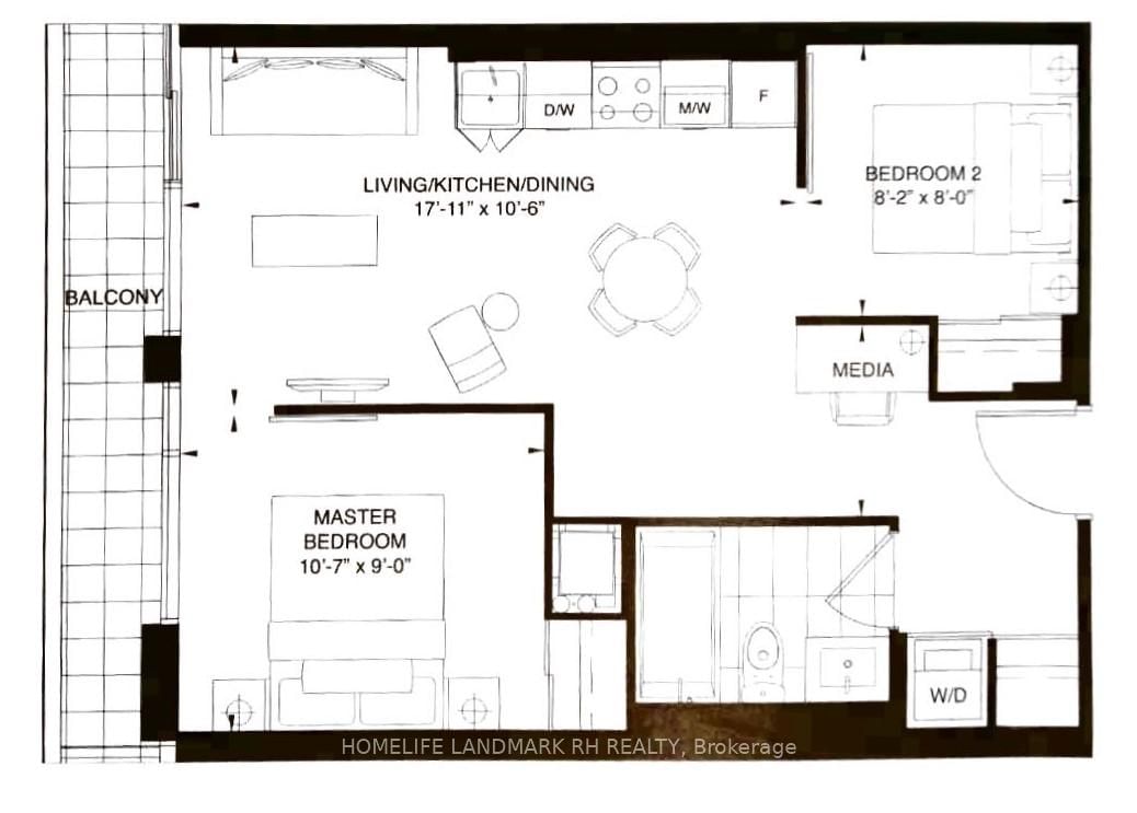 Condo for lease at 1217-251 Jarvis Street, Toronto, Ontario, M5B 0C3 - Moss Park - MLS: C12897396