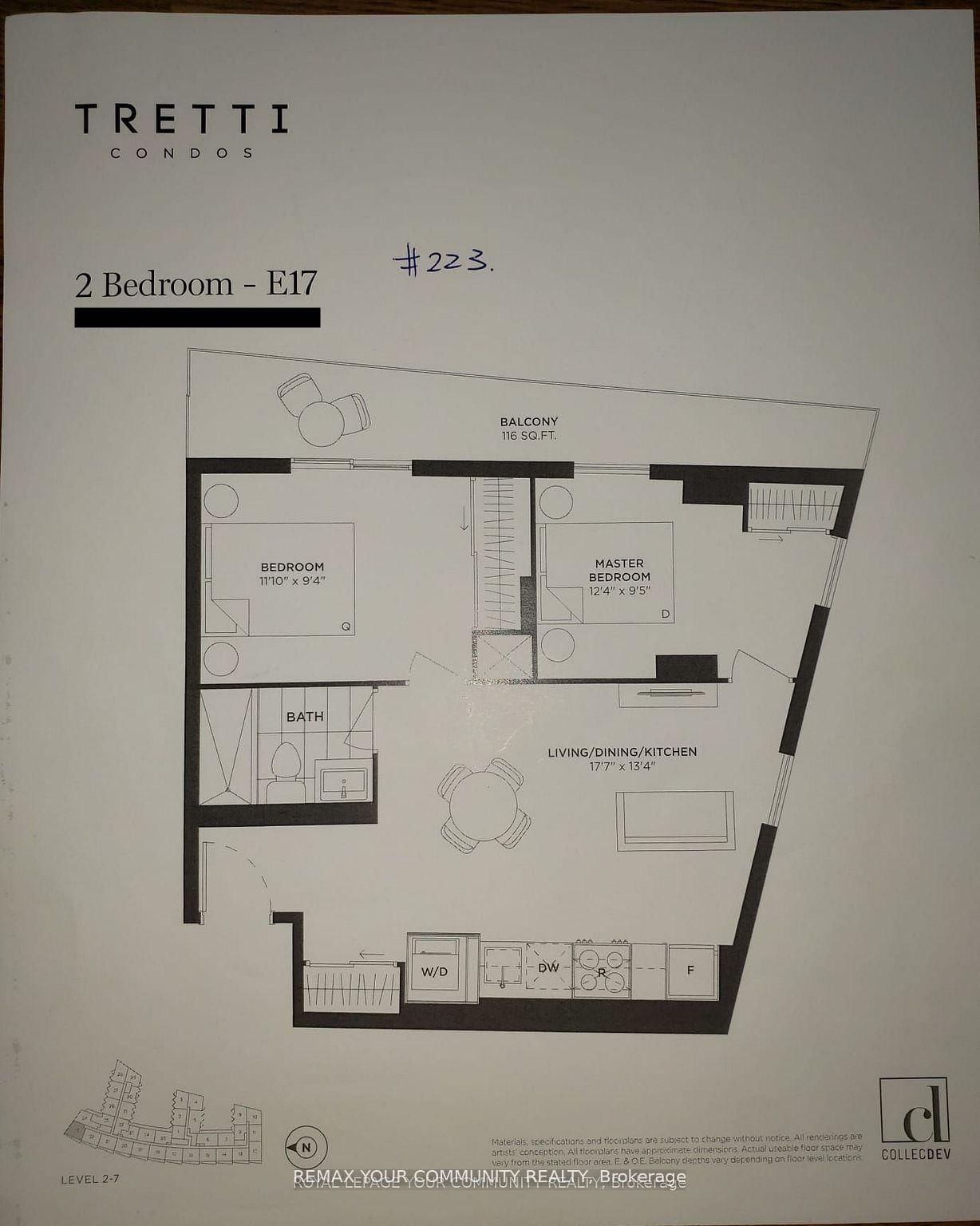 Condo for lease at 223-30 Tretti Way, Toronto, Ontario, M3H 0E3 - Clanton Park - MLS: C12901130