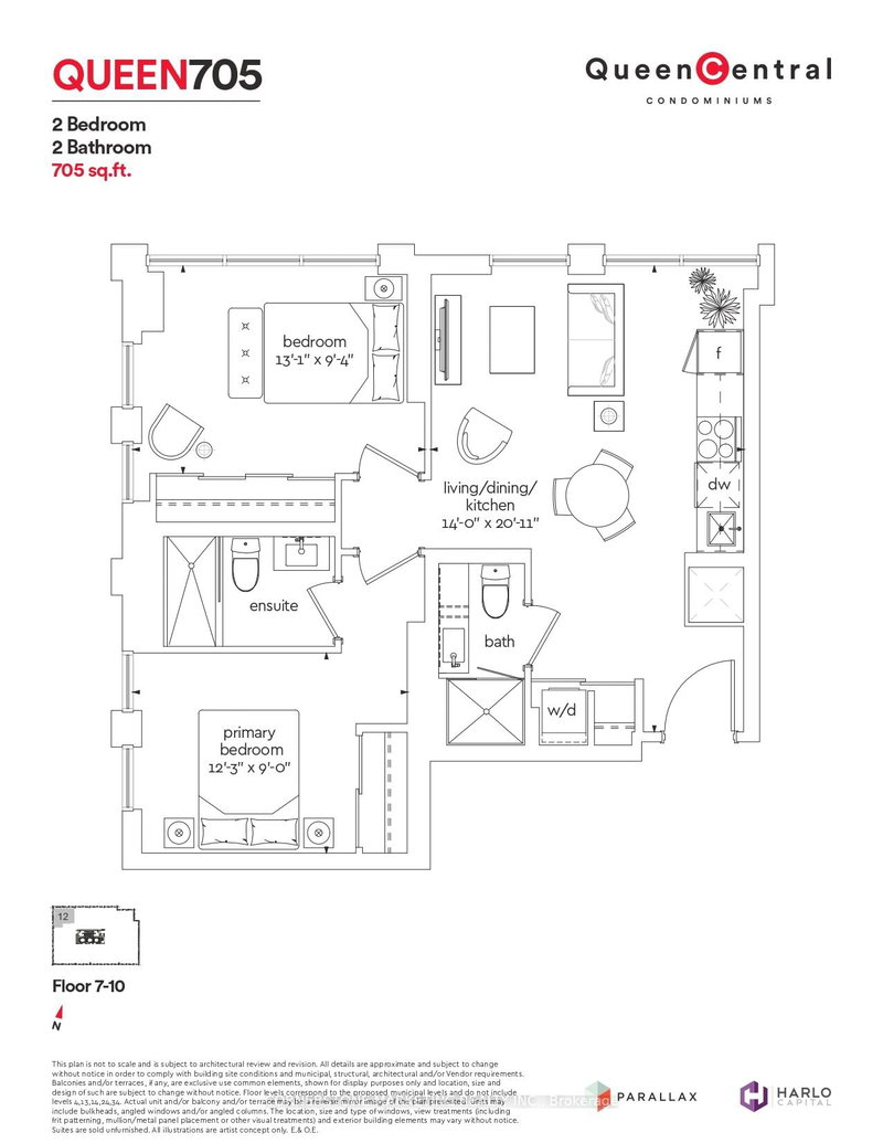 home for lease on 712-100 Queen Street E