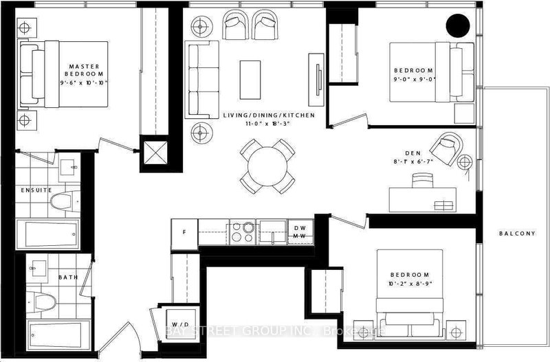 home for lease on 1505-501 Yonge Street