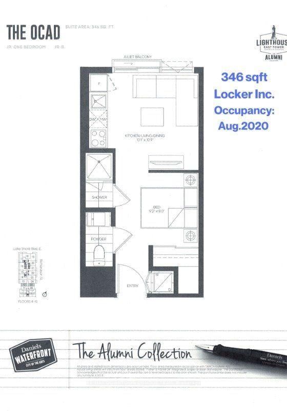 Condo for lease at 812-20 Richardson Street, Toronto, Ontario, M5A 4J9 - Waterfront Communities C8 - MLS: C12965844