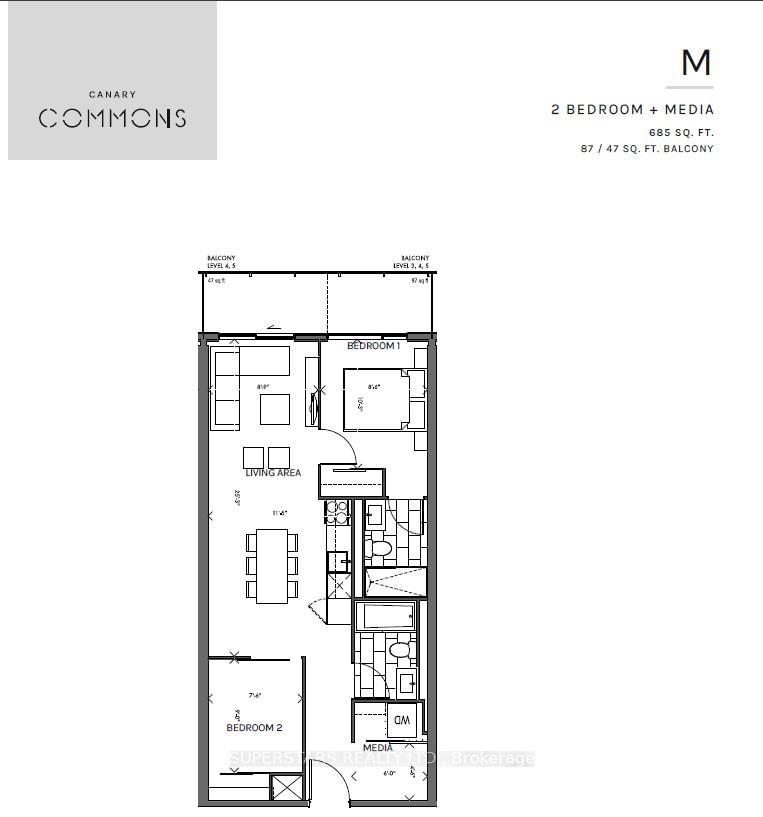 Condo for sale at N566-35 Rolling Mills Road, Toronto, Ontario, M5A 0V6 - Waterfront Communities C8 - MLS: C12967914