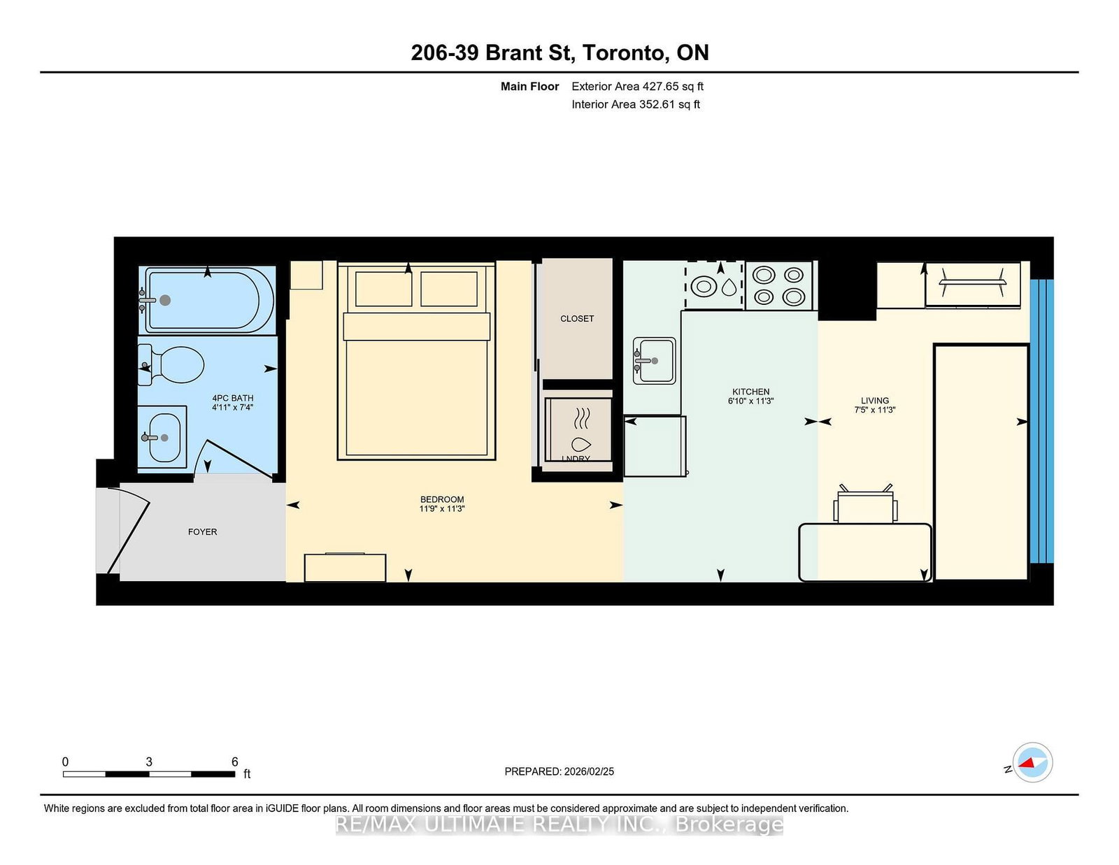 Condo for sale at 206-39 Brant Street, Toronto, Ontario, M5V 0M8 - Waterfront Communities C1 - MLS: C12971720