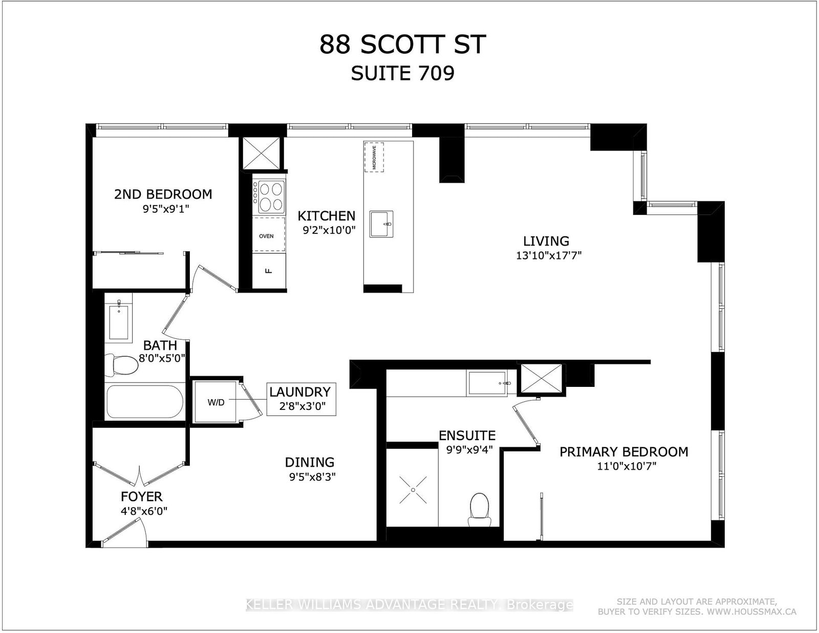 Condo for sale at 709-88 Scott Street, Toronto, Ontario, M5E 0A9 - Church-Yonge Corridor - MLS: C12999344