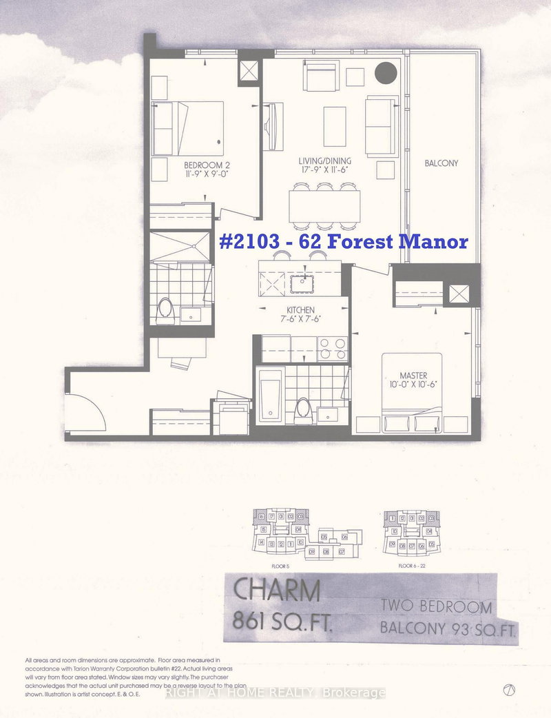 2103 - 62 Forest Manor Rd, Toronto, M2J 0B6 | Image 3