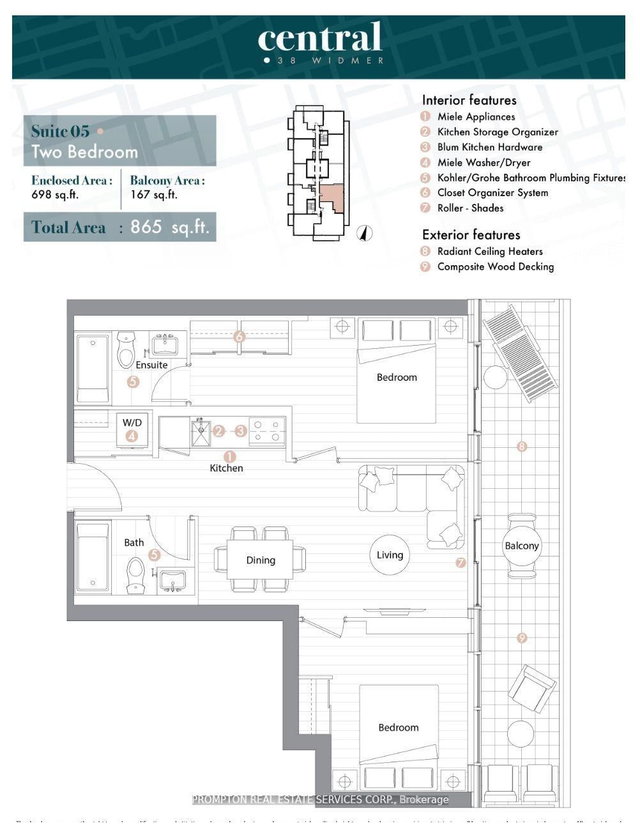 3605 - 38 Widmer Street