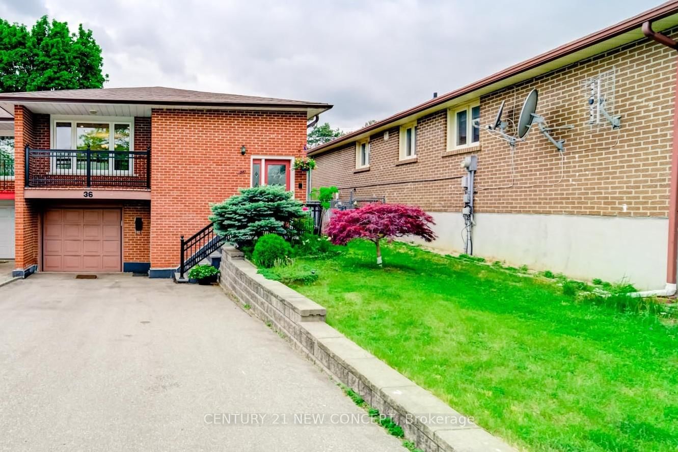 Semi-Detached House for lease at Upper Level only-36 James Gray Drive, Toronto, Ontario, M2H 1N9 - Bayview Woods-Steeles - MLS: C13067620