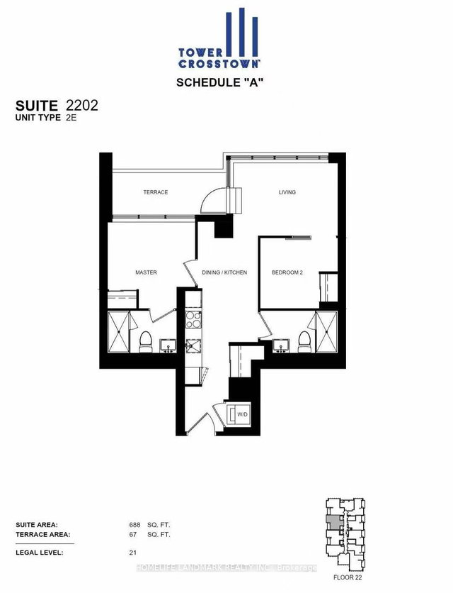 2202 - 5 QUARRINGTON Lane