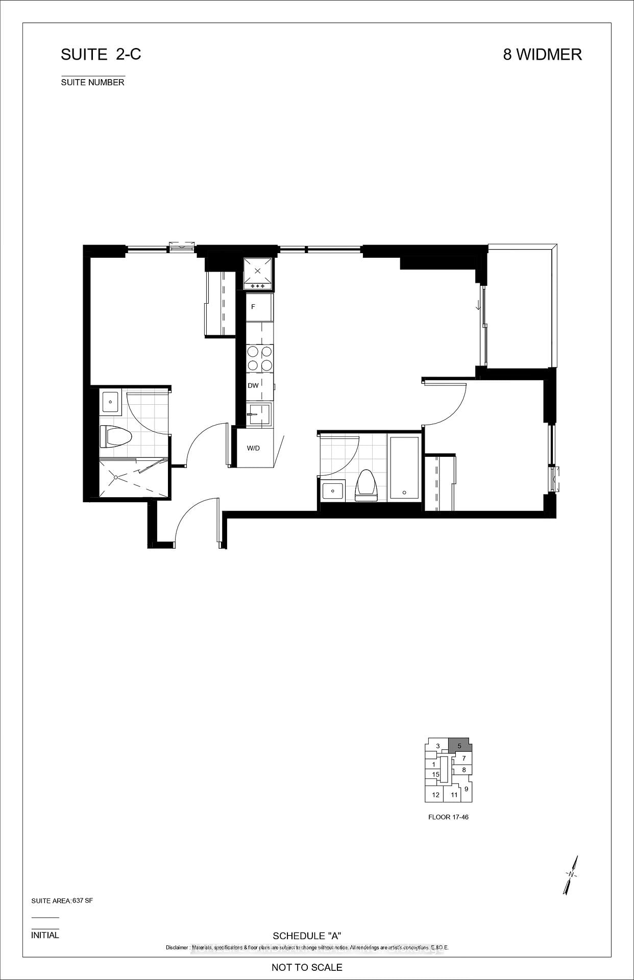 8 Widmer Street, Unit 3505 - Photo 14