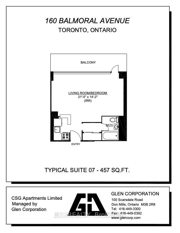 1007-160 Balmoral Avenue, Toronto, ON, photo 3