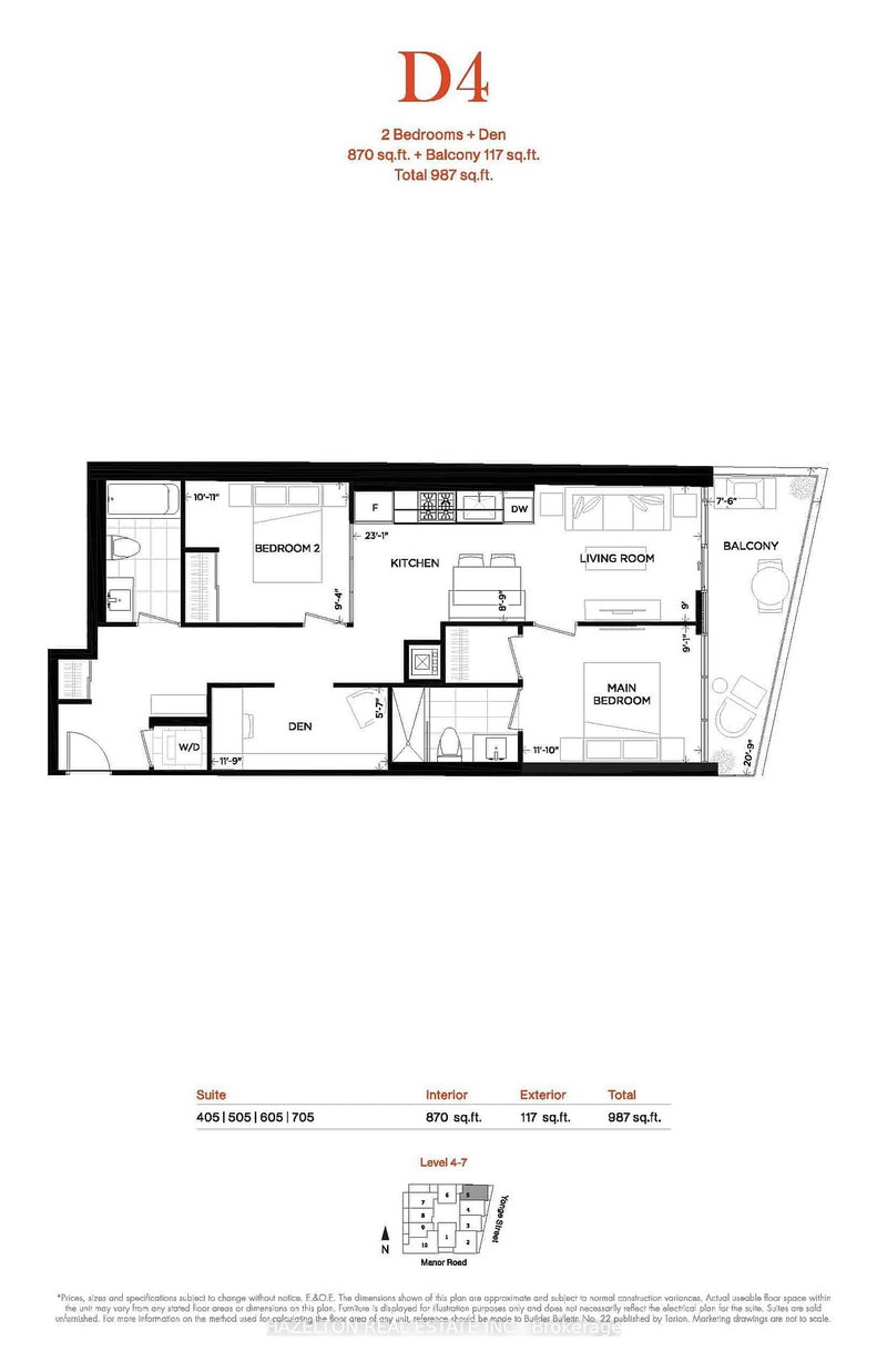 605 - 8 Manor Road W