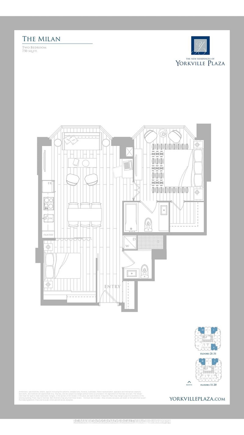 2108 (second bedroom) - 155 Yorkville Avenue
