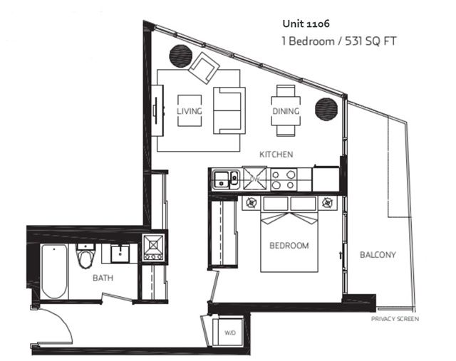 1106 - 20 Bruyeres Mews, Toronto, M5V0G8 | Image 2