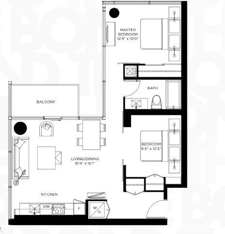 2904 - 290 Adelaide St W, Toronto, M5V1P6 | Image 2